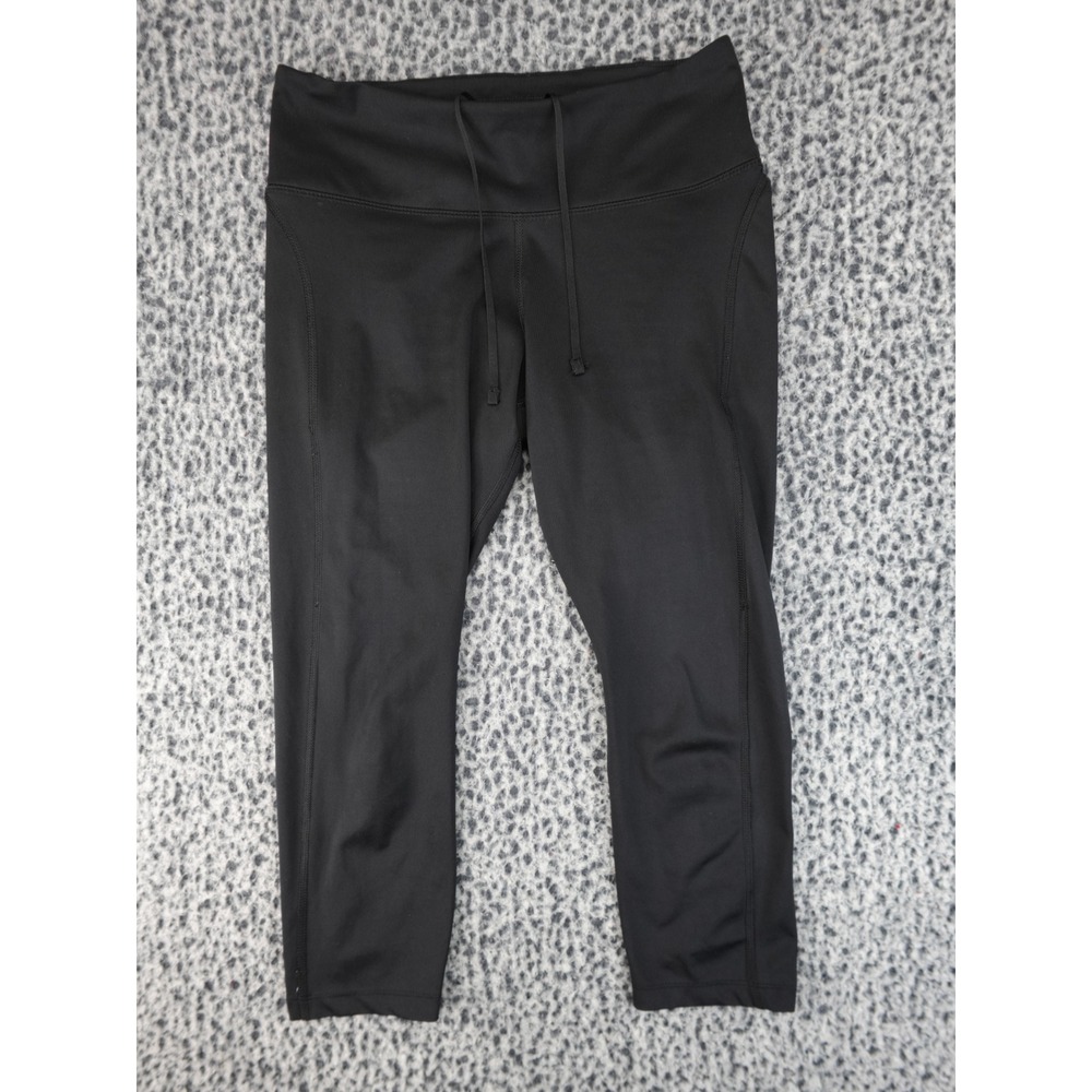 Nike Dri-FIT Epic Fast Running Leggings Womens Medium Black Crop CZ9238-010